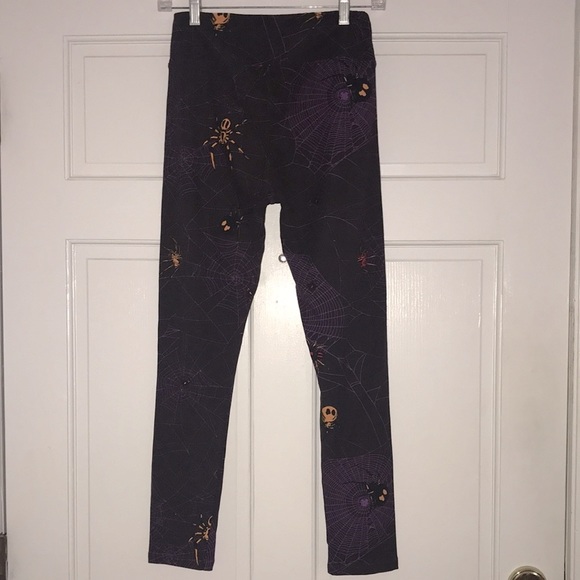 LulaRoe SPIDERS & WEBS Print LEGGINGS *One Size* - Picture 6 of 9